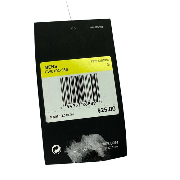 Nike Mens Dri-Fit Academy Soccer Short Sleeve T-Shirt Turquoise S - Picture 2 of 5